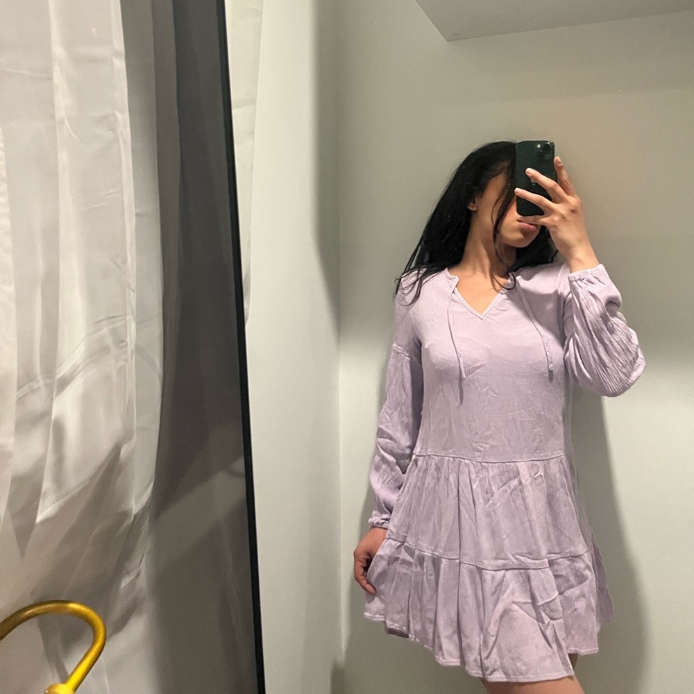 H&M long shelve dress